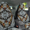 Butterfly Wing Skin Grey Print Car Seat Covers-grizzshop