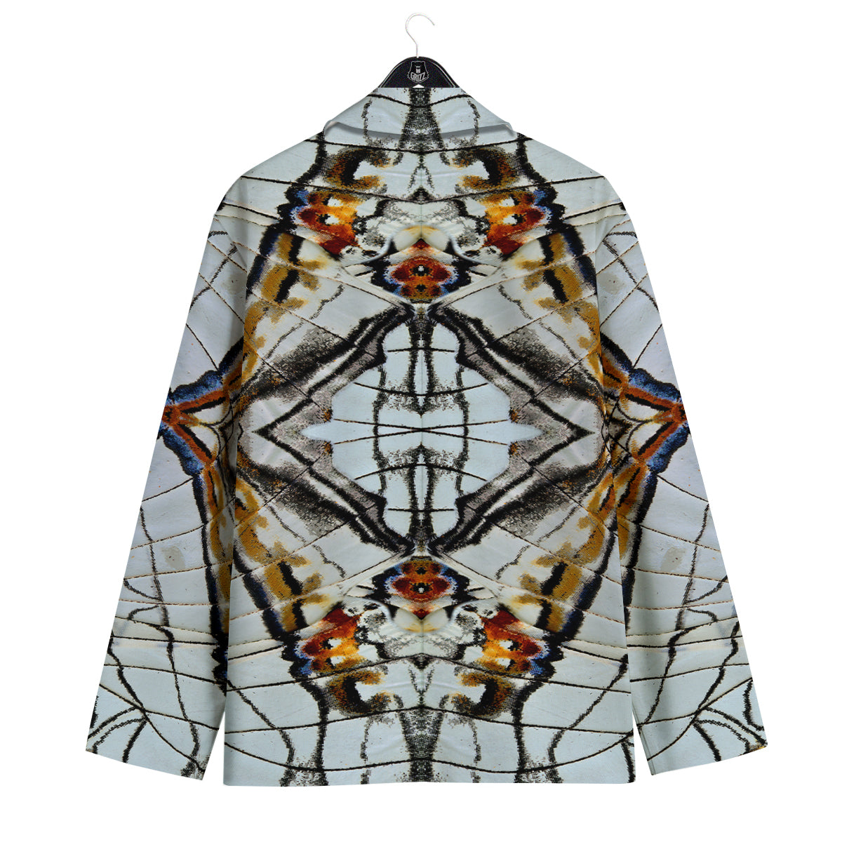 Butterfly Wing Skin Grey Print Men's Sport Coat-grizzshop