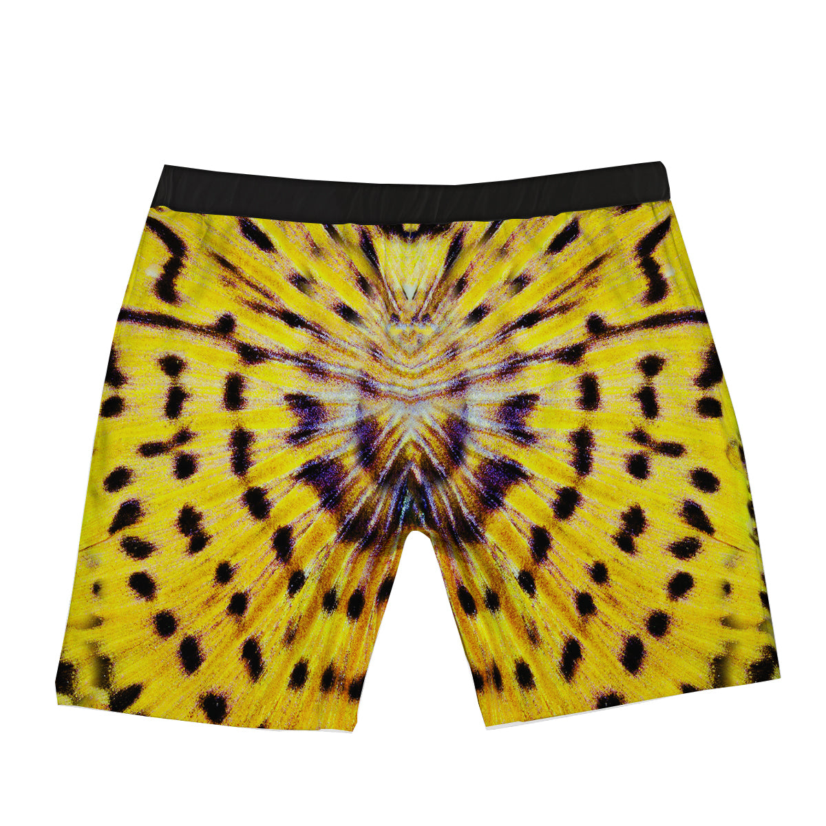 Butterfly Wing Skin Yellow Print Boxer Briefs-grizzshop