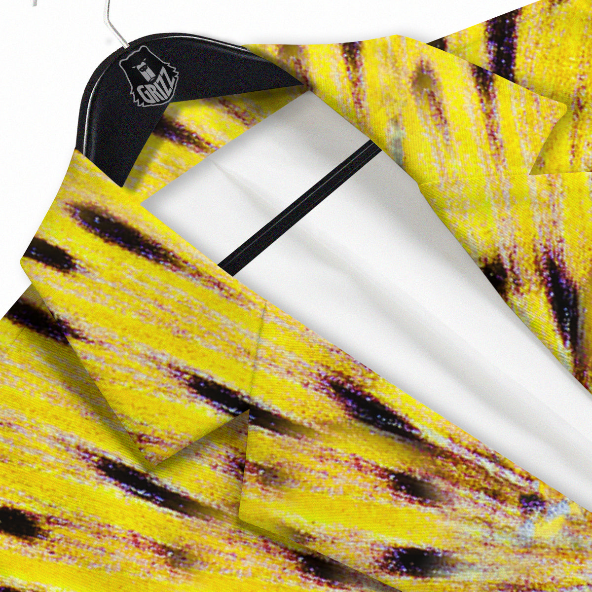 Butterfly Wing Skin Yellow Print Men's Sport Coat-grizzshop