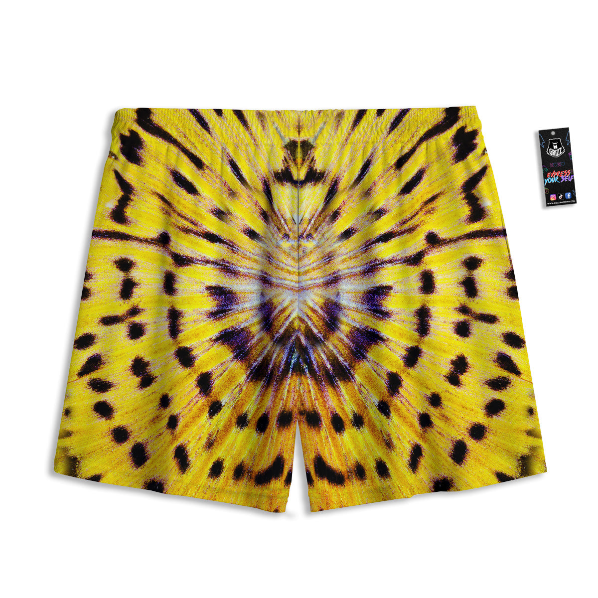 English Bulldog Cute Print Pattern Mesh Shorts