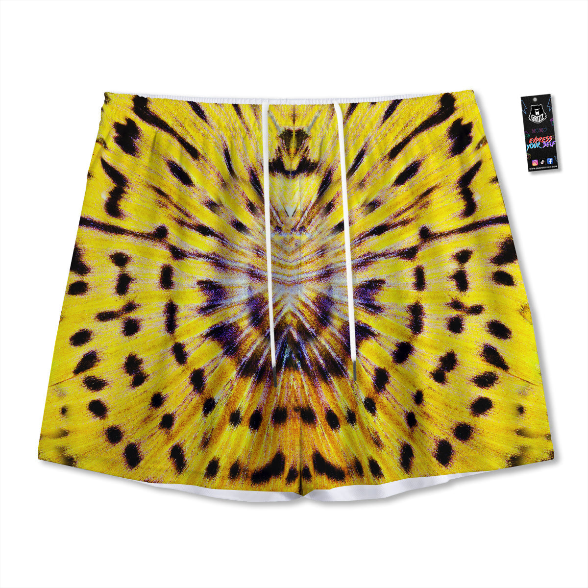 English Bulldog Cute Print Pattern Mesh Shorts