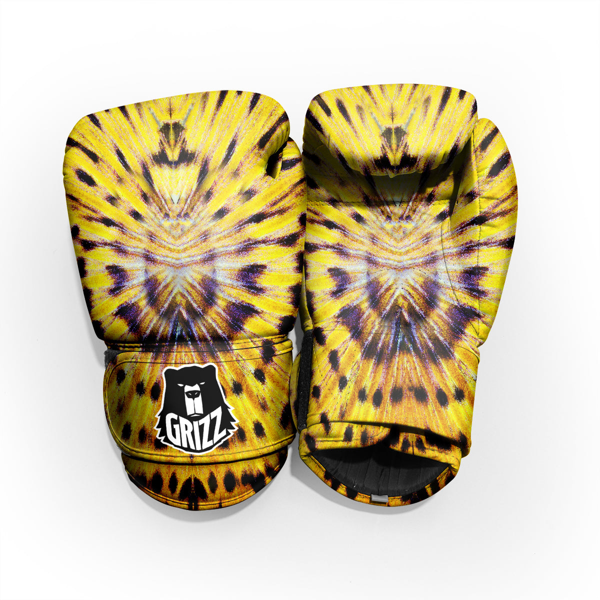 Butterfly Wing Skin Yellow Print Pro Boxing Glove
