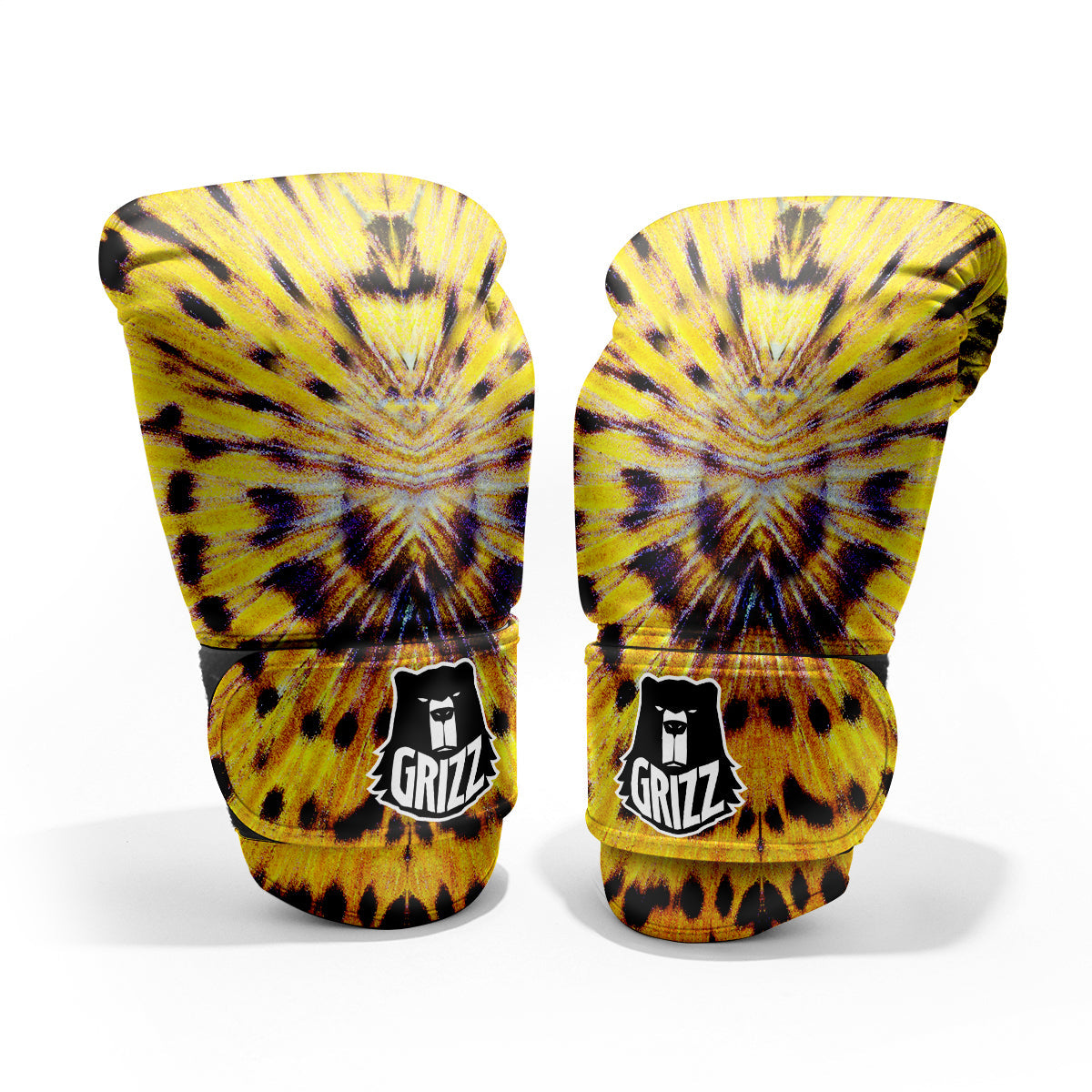 Butterfly Wing Skin Yellow Print Pro Boxing Glove