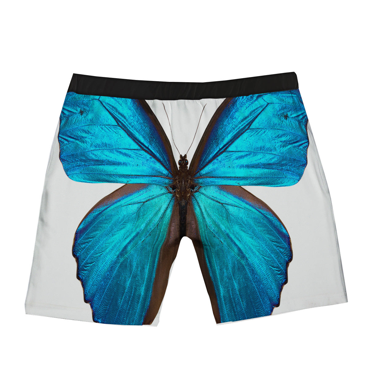 Butterfly Wings Blue Monarch Print Boxer Briefs-grizzshop