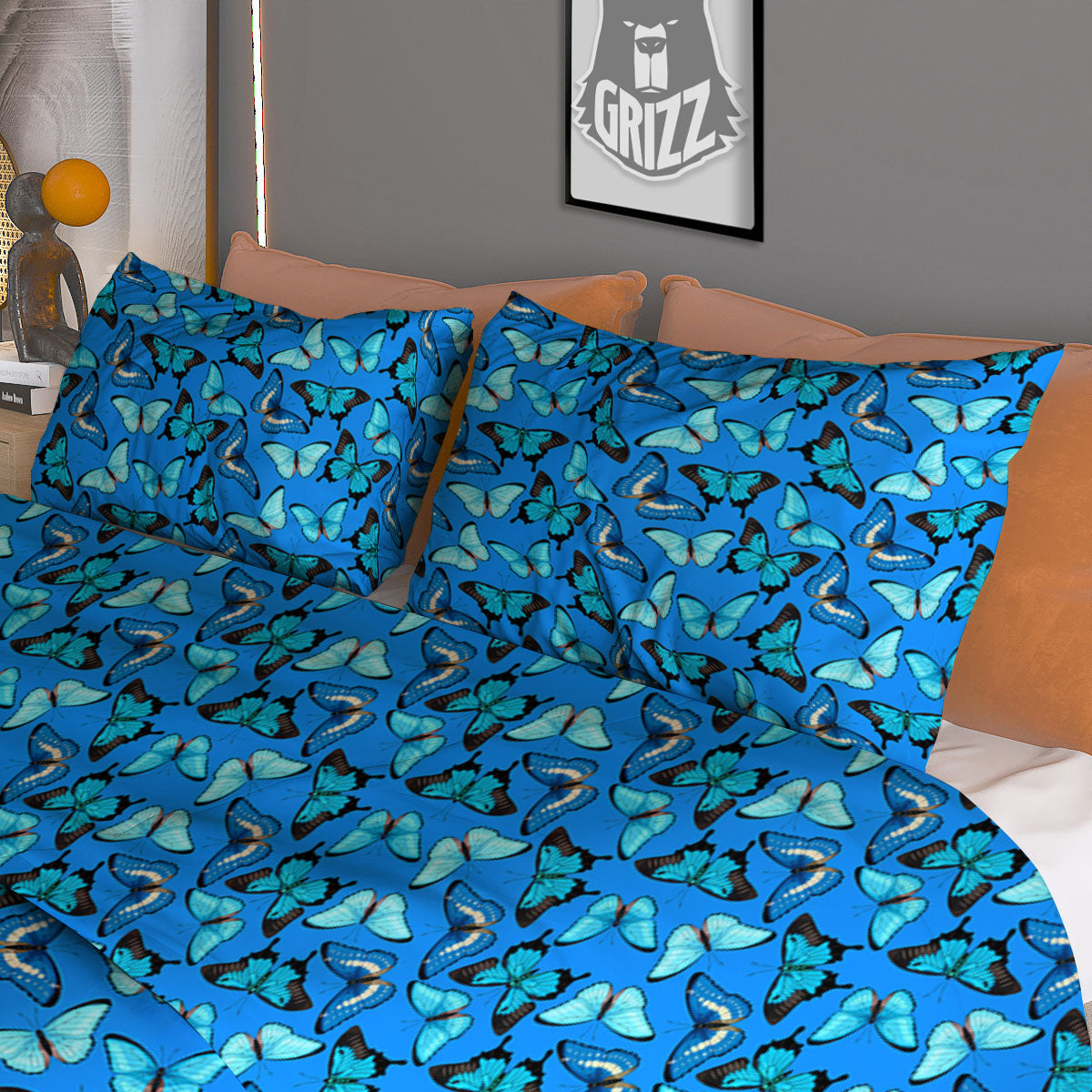 Casino Card Falling Print Duvet Cover Bedding Set