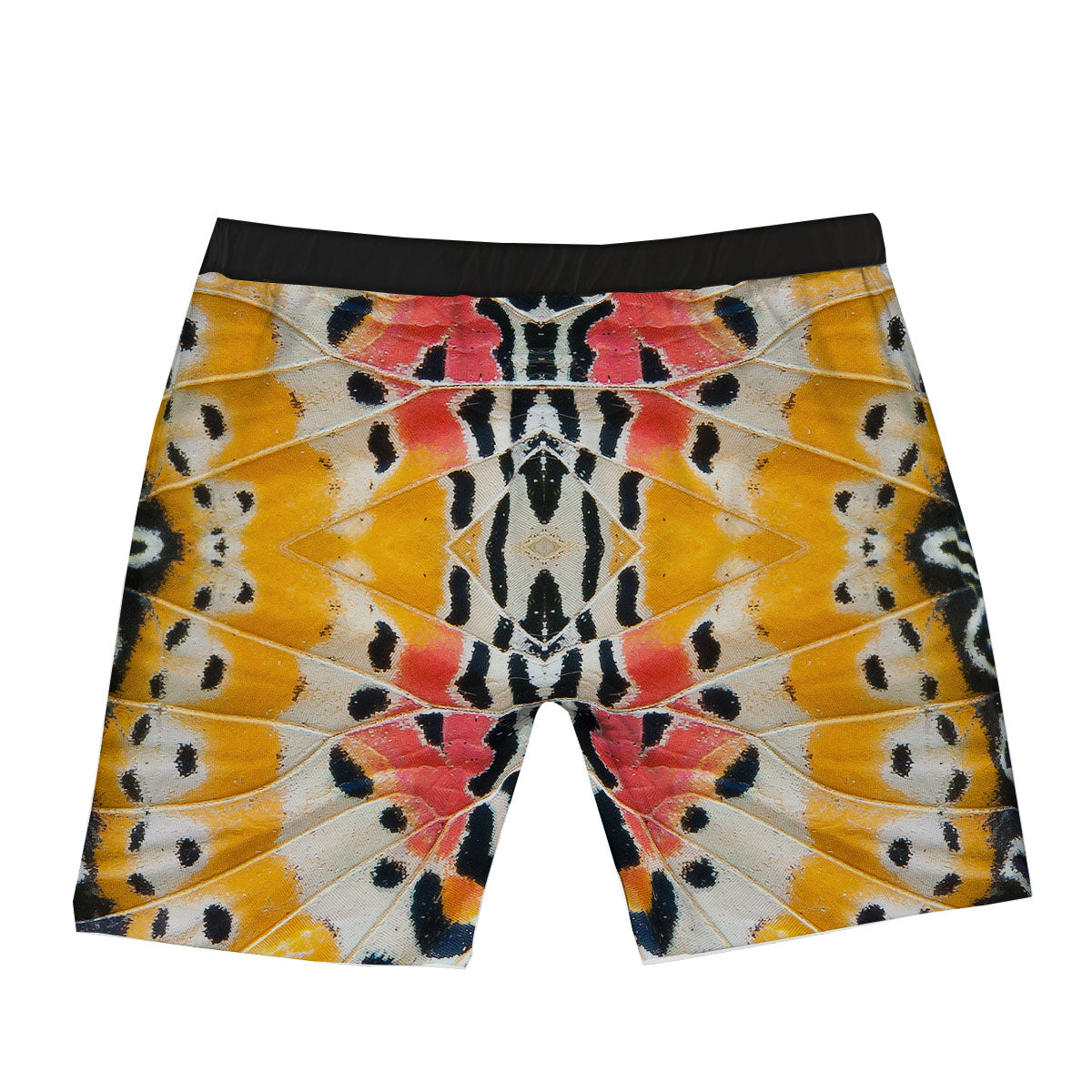 Butterfly Wings Orange Monarch Print Boxer Briefs-grizzshop
