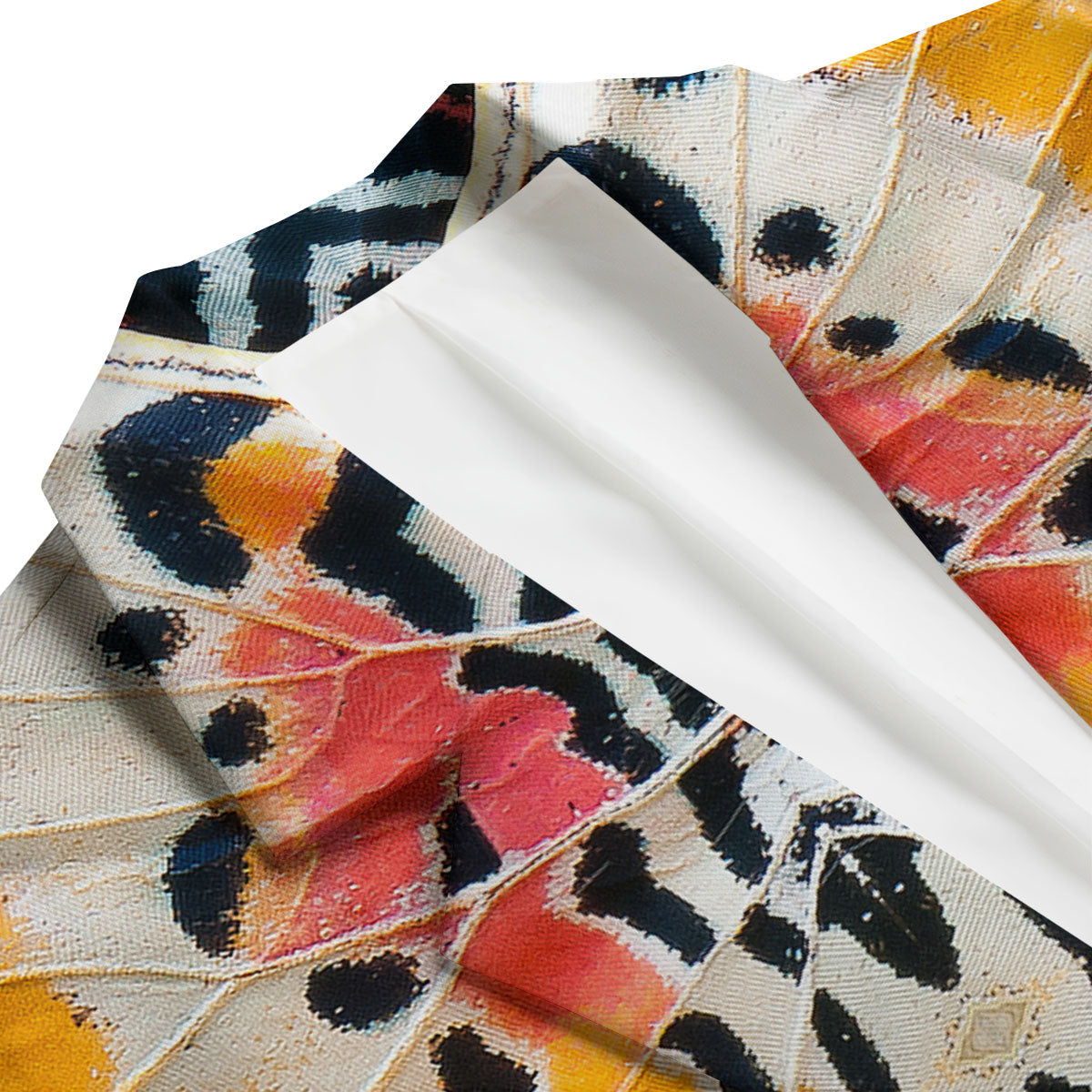 Butterfly Wings Orange Monarch Print Men's Blazer-grizzshop