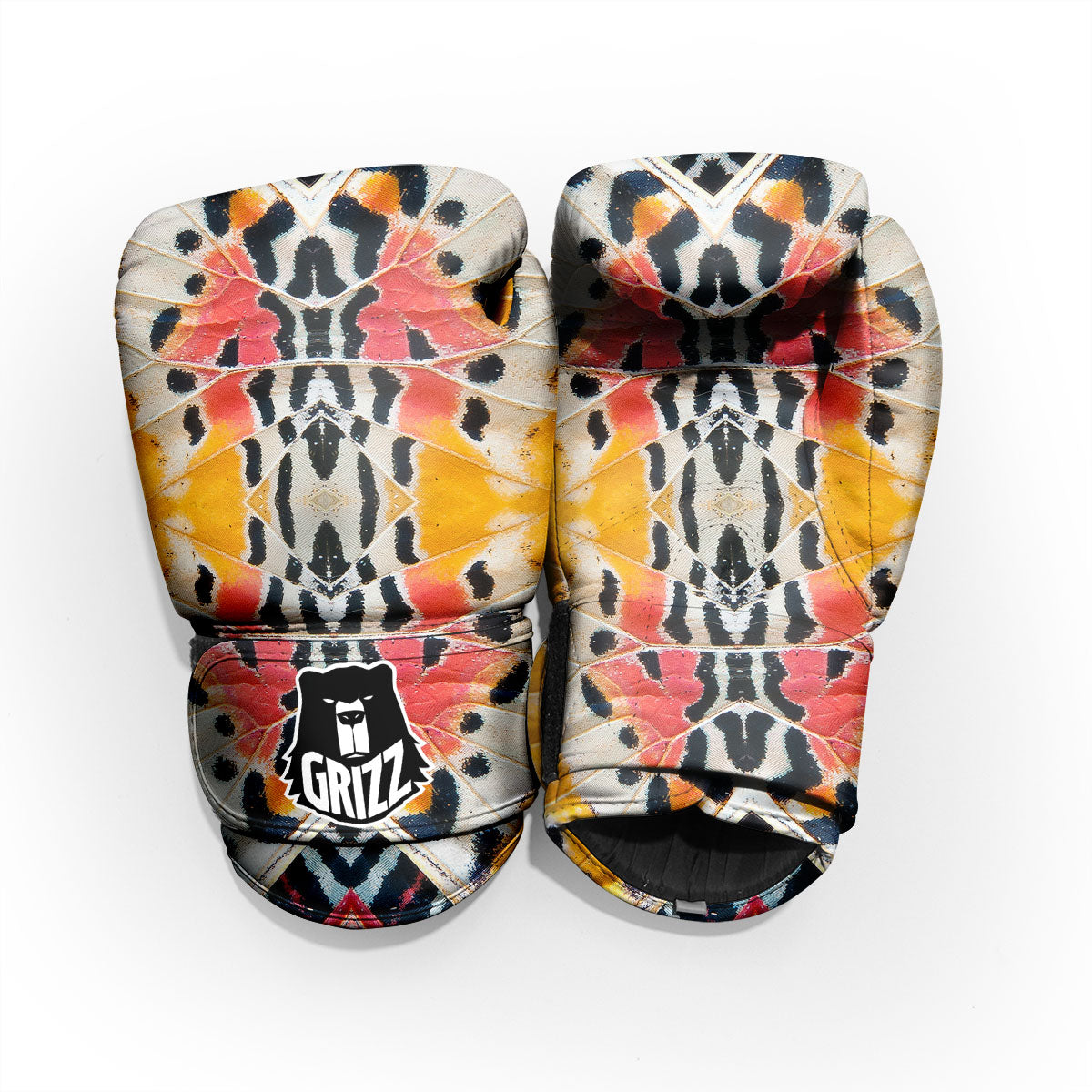 Butterfly Wings Orange Monarch Print Pro Boxing Glove