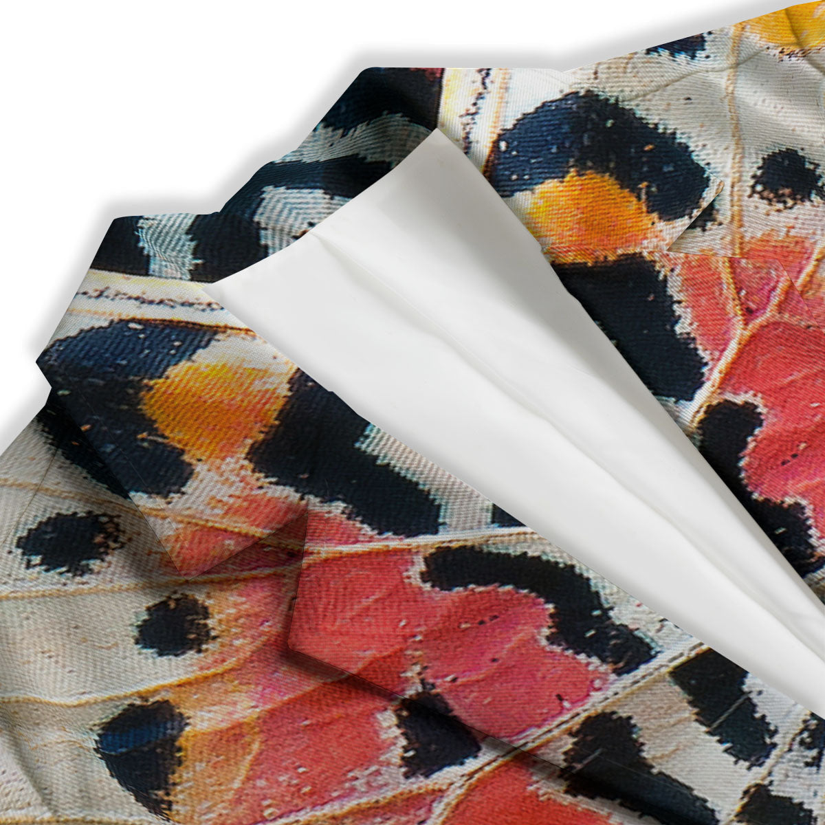 Butterfly Wings Orange Monarch Print Women's Blazer-grizzshop