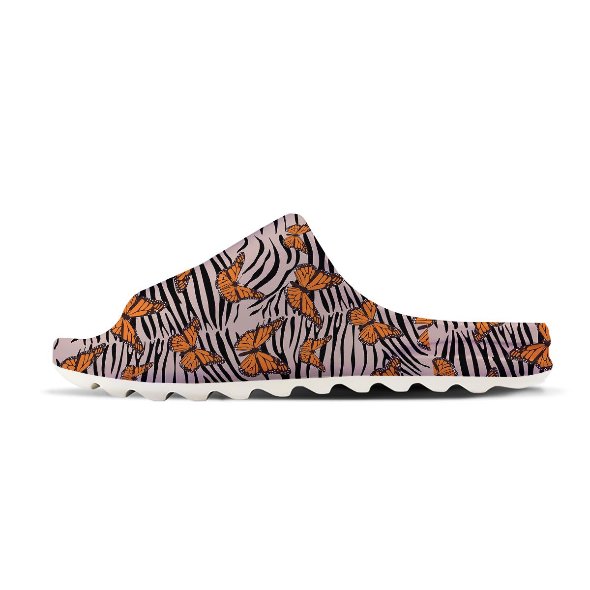 Butterfly Tiger Monarch Print Pattern Sandals-grizzshop