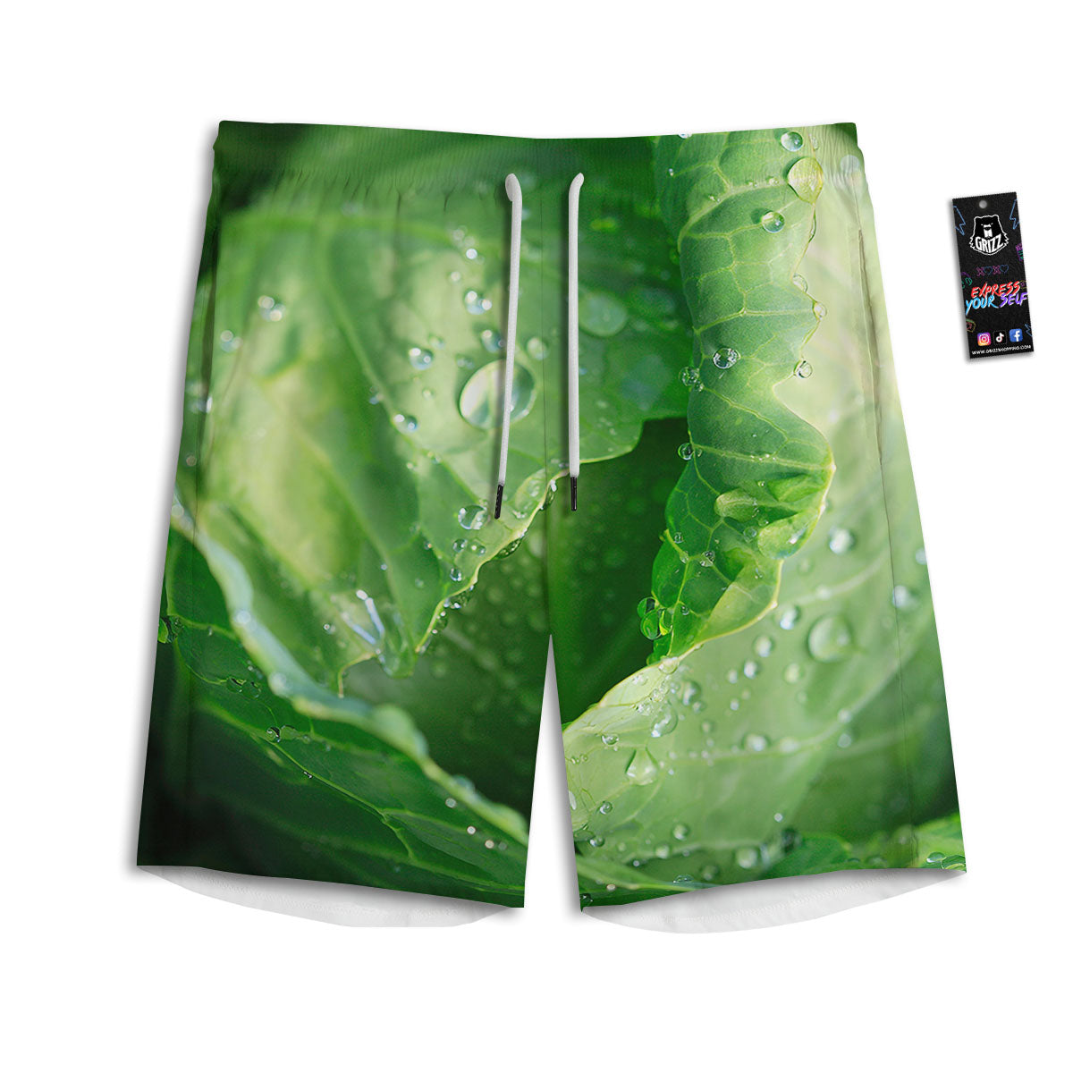 Buffalo Check White And Pink Print Men's Athletic Shorts