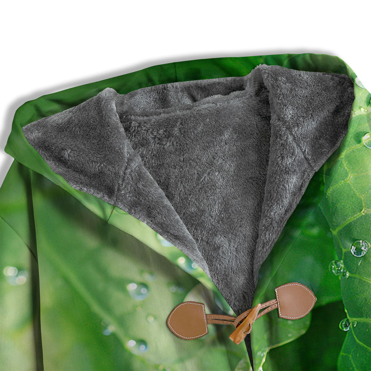 Cabbage Fresh Leaf Print Men's Windbreaker Jacket-grizzshop