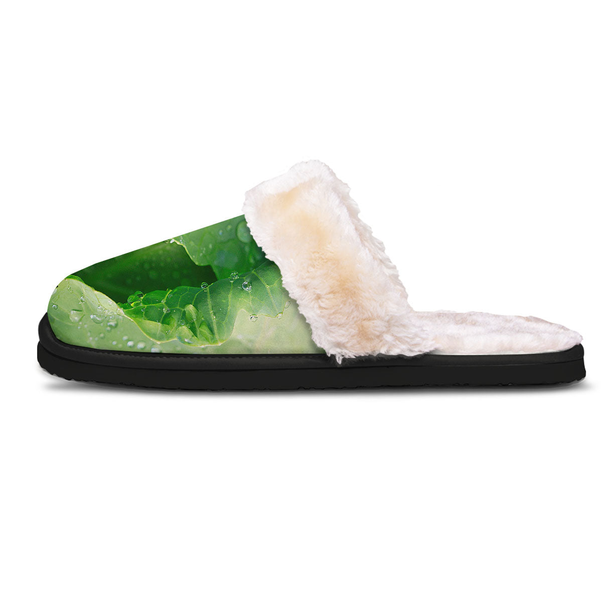 Cabbage Fresh Leaf Print Slippers-grizzshop