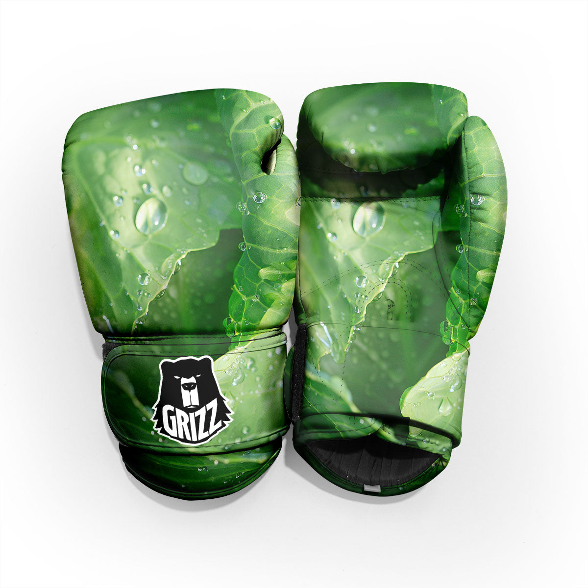 Cabbage Fresh Leaf Print Pro Boxing Glove