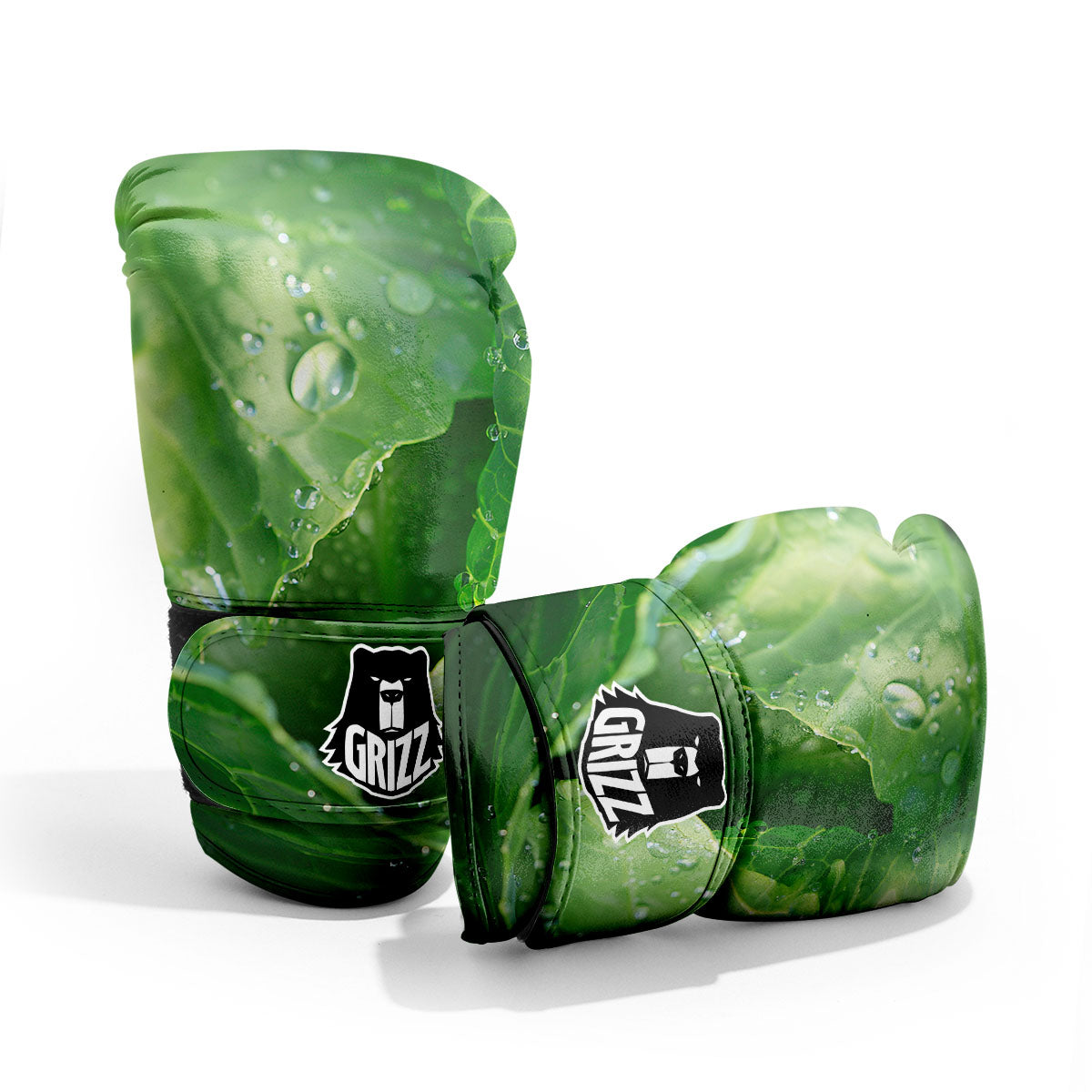Cabbage Fresh Leaf Print Pro Boxing Glove