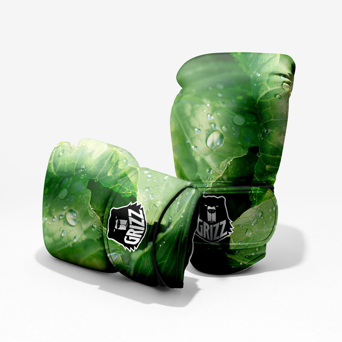 Cabbage Fresh Leaf Print Pro Boxing Glove