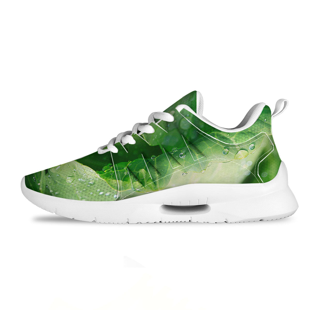 Cabbage Fresh Leaf Print Tennis Shoes-grizzshop