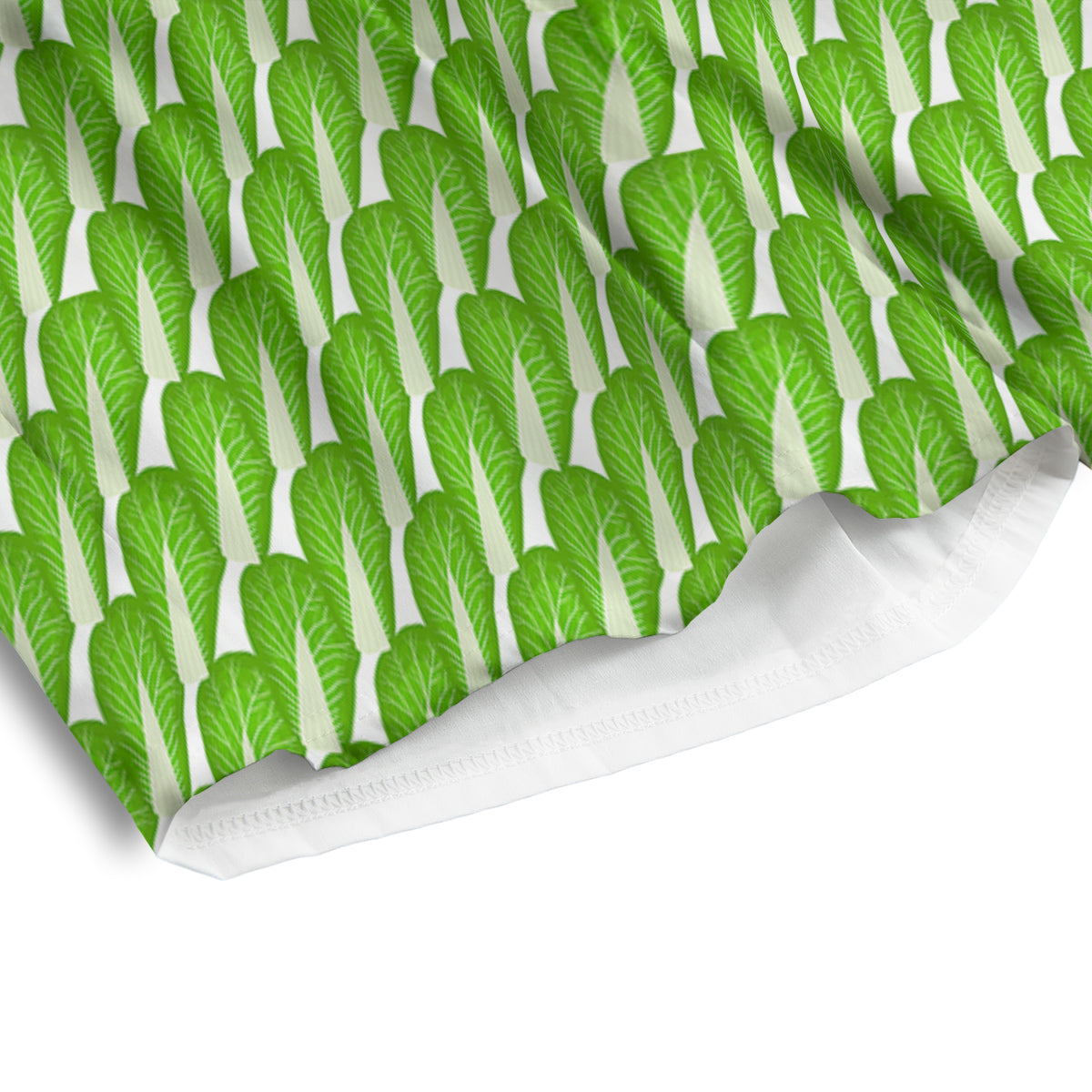 Cabbage Leaf Chinese Print Men's Athletic Shorts