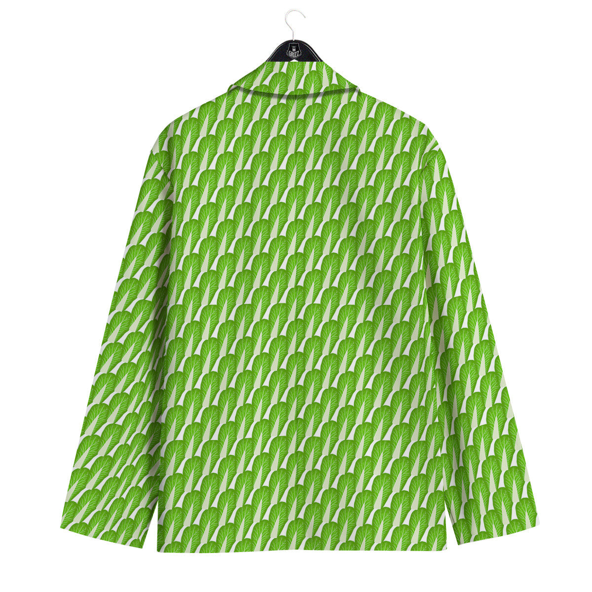 Cabbage Leaf Chinese Print Men's Sport Coat-grizzshop