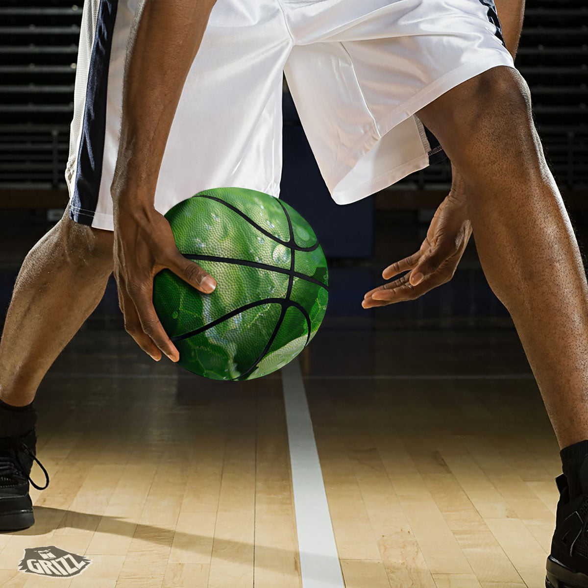 Buffalo Check White And Pink Print Basketball
