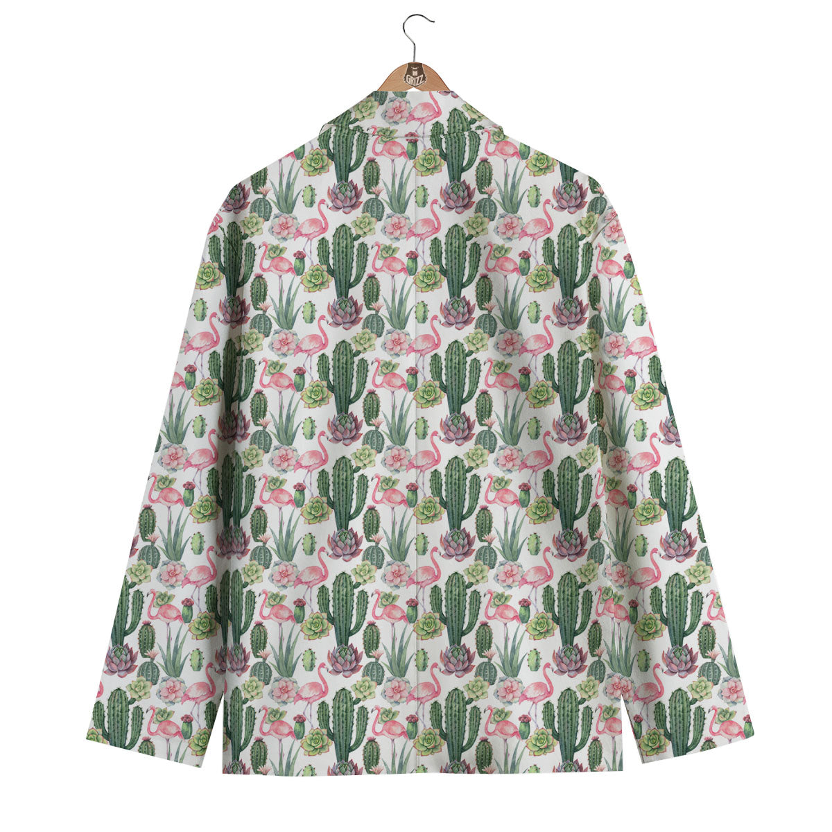 Cactus And Flamingo Men's Blazer-grizzshop