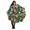 Cactus Blooming Watercolor Print Pattern Umbrella-grizzshop