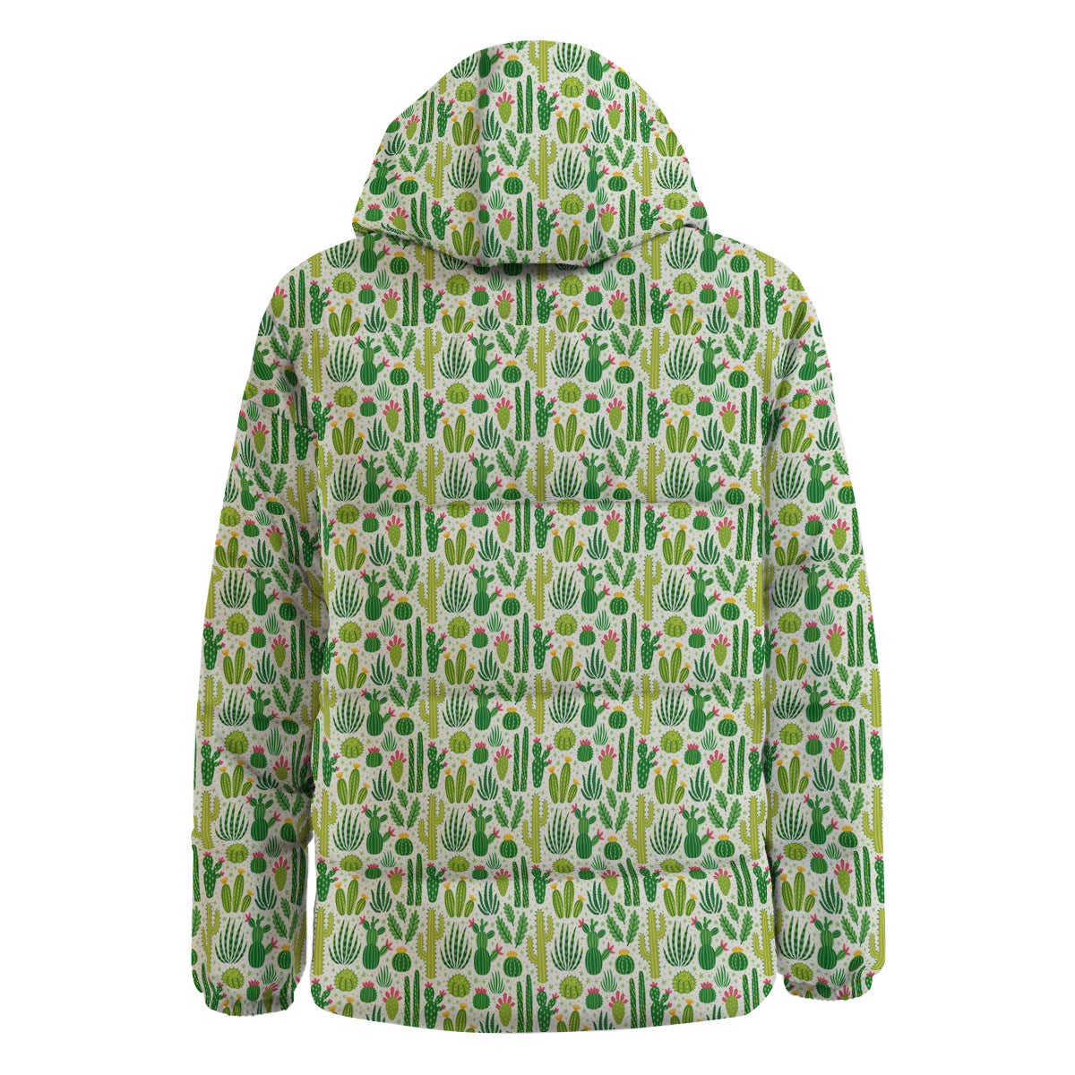 Cactus Cute Cartoon Print Pattern Down Jacket-grizzshop