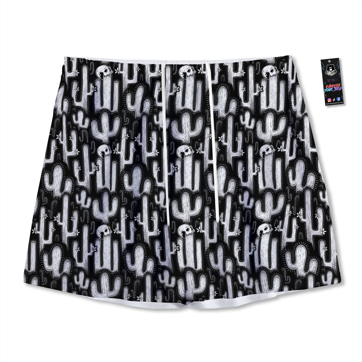 Cute Golf Print Pattern Mesh Shorts