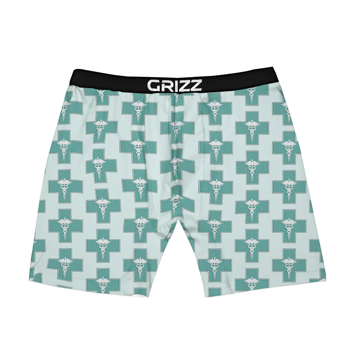 Caduceus Print Pattern Boxer Briefs-grizzshop