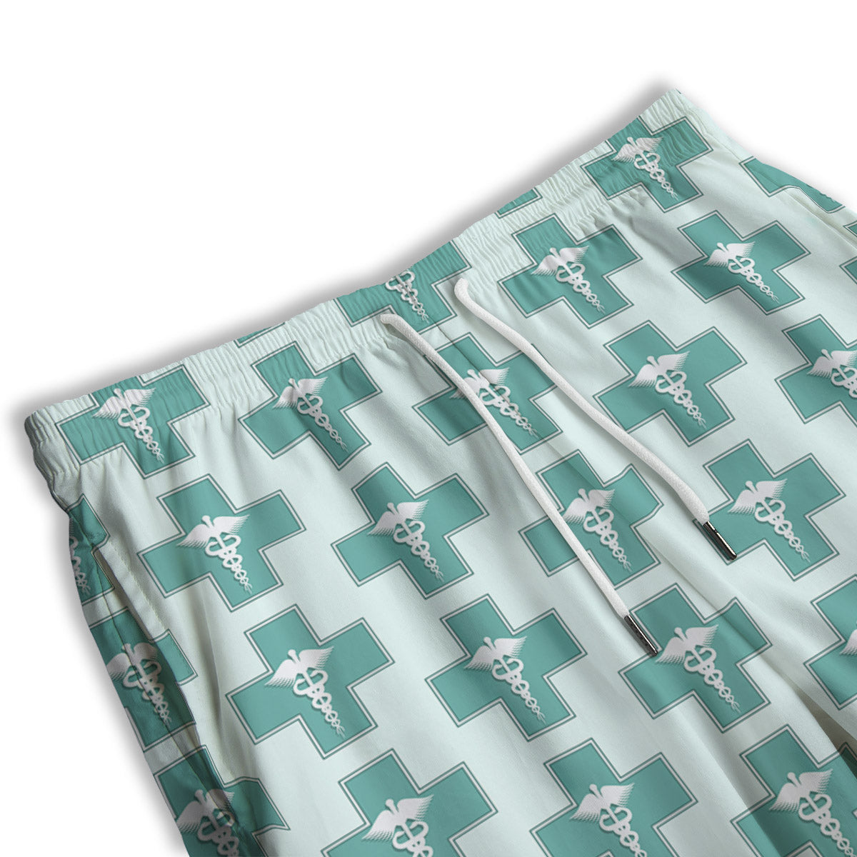 Caduceus Print Pattern Men's Athletic Shorts-grizzshop