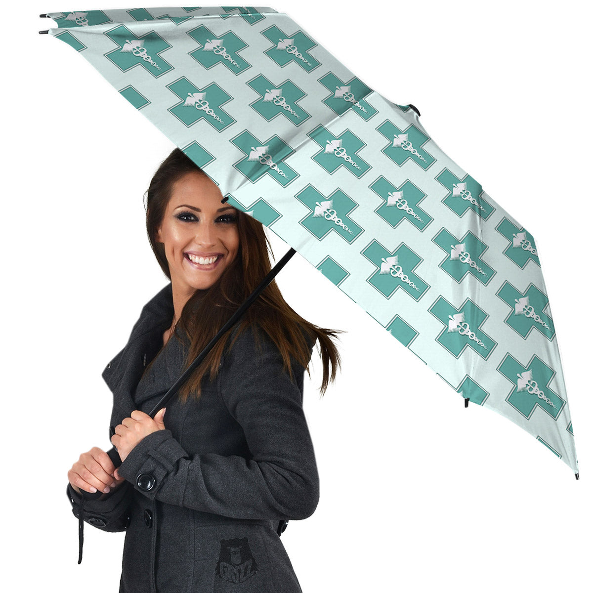 Caduceus Print Pattern Umbrella-grizzshop