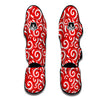 Cady Cane Pattern Print Muay Thai Shin Guards-grizzshop