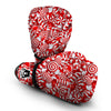 Cady Cane Print Pattern Boxing Gloves-grizzshop