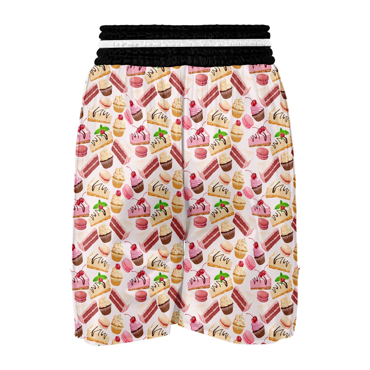 Cake Dessert Pattern Print Boxing Shorts-grizzshop