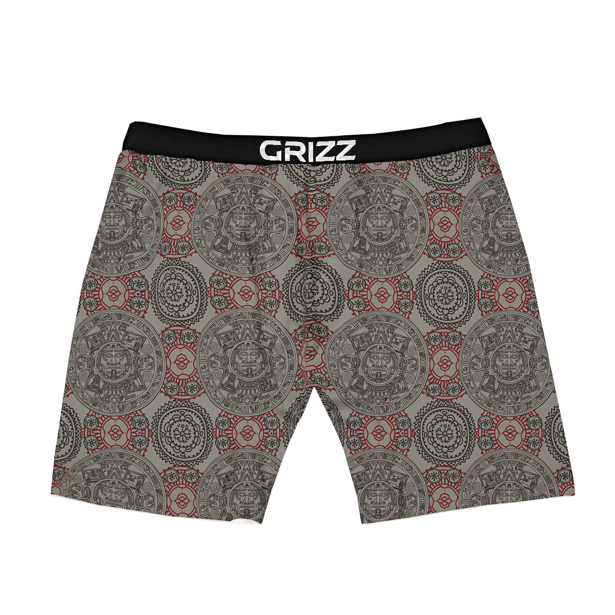 Calendar Aztec Doodle Print Pattern Boxer Briefs-grizzshop