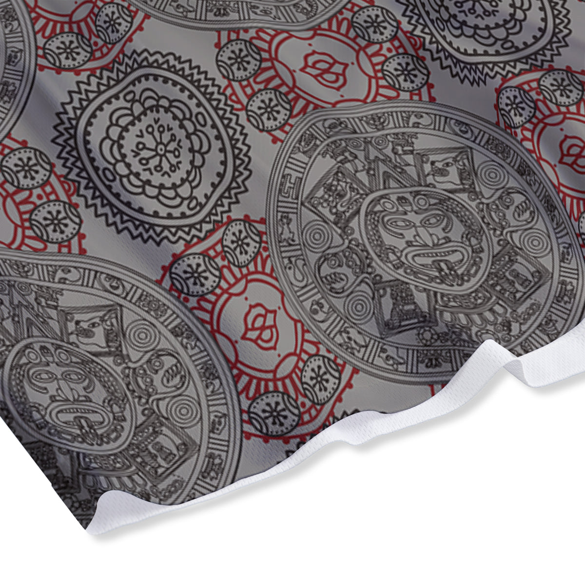 Equipment Fishing Print Pattern Mesh Shorts