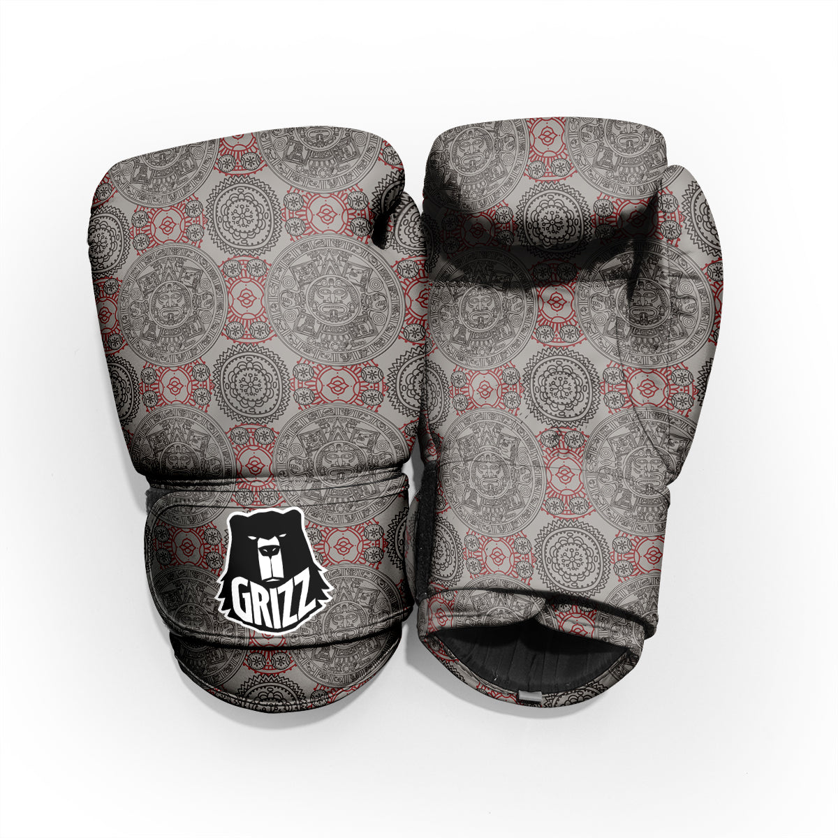 Calendar Aztec Doodle Print Pattern Pro Boxing Glove
