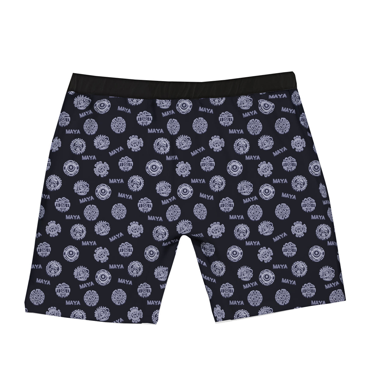 Calendar Aztec Maya Exotic Print Pattern Boxer Briefs-grizzshop
