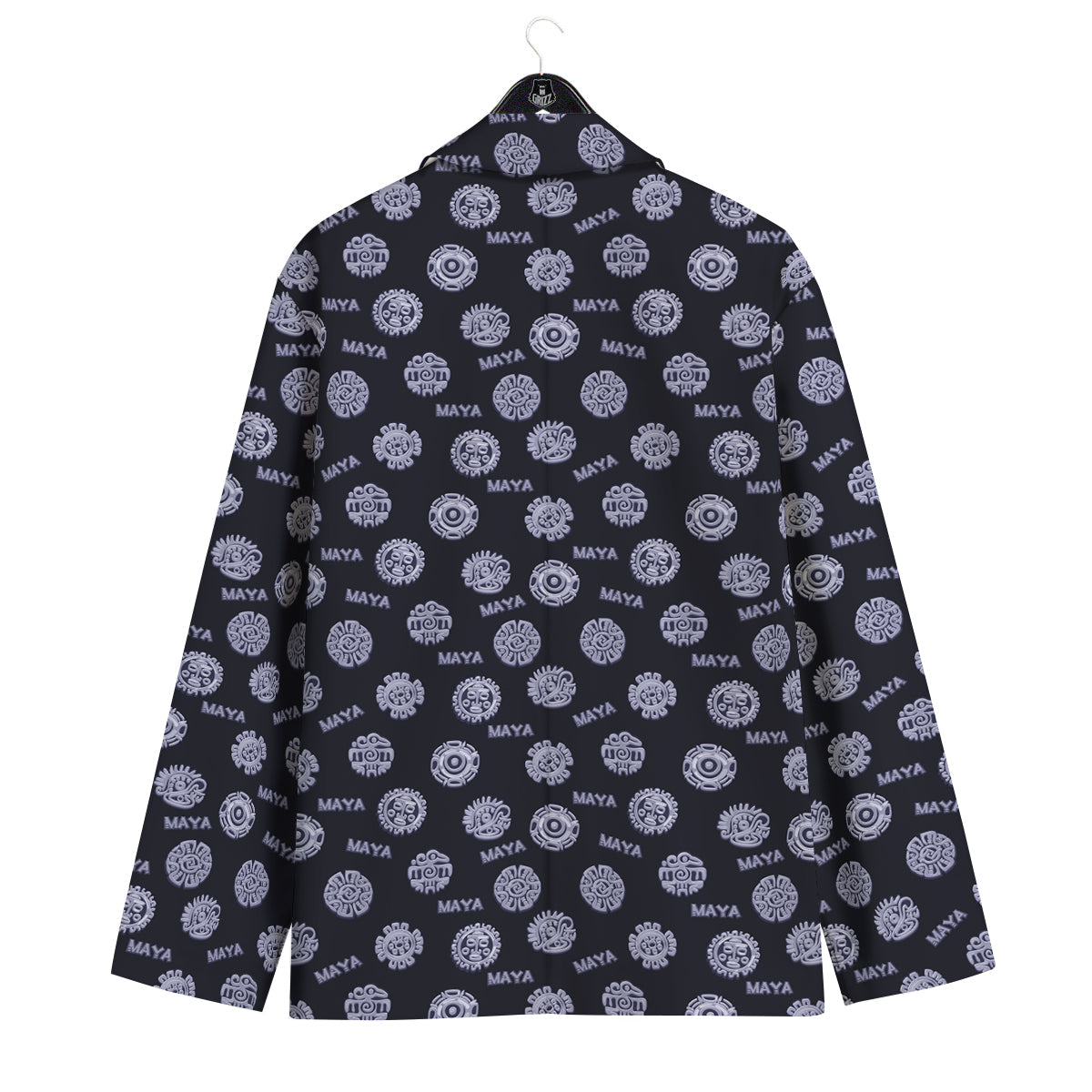 Calendar Aztec Maya Exotic Print Pattern Men's Sport Coat-grizzshop