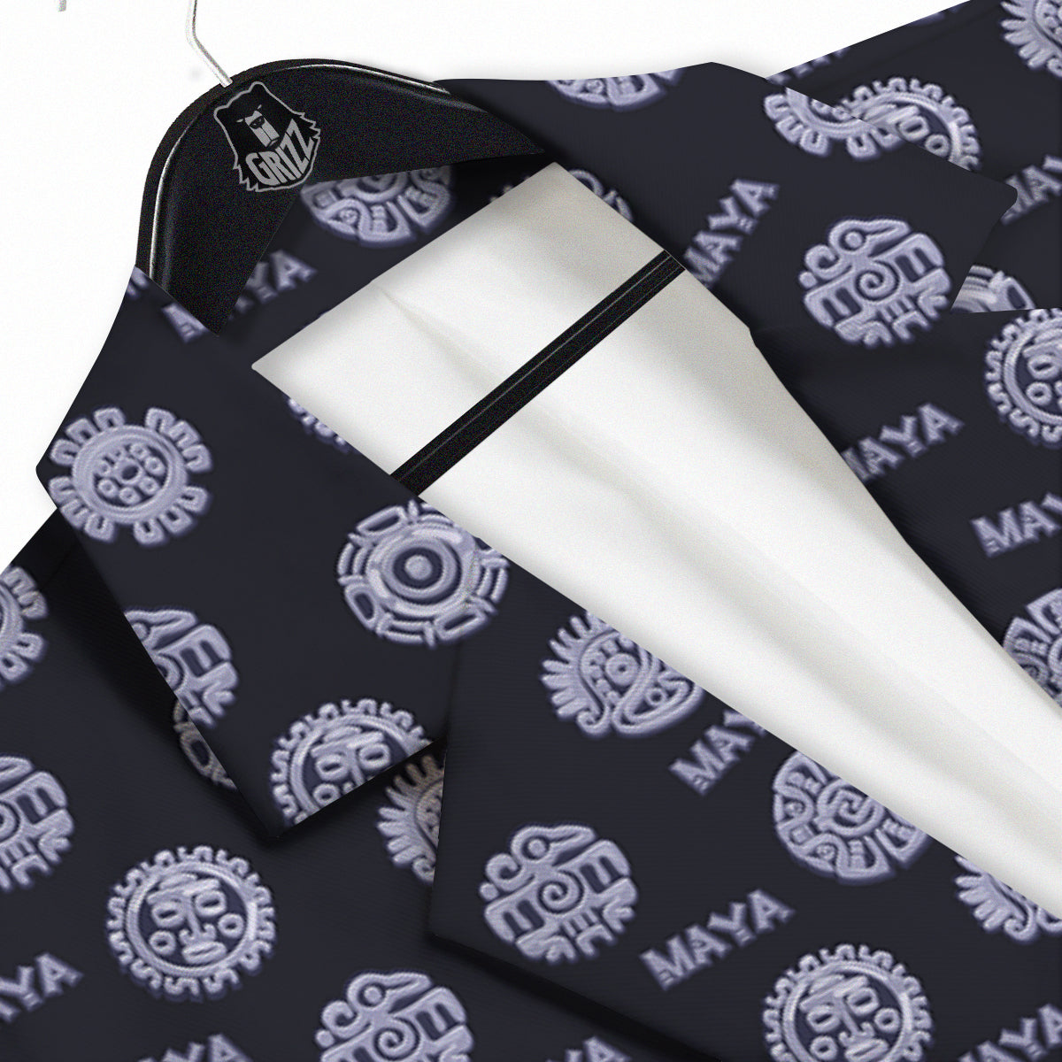 Calendar Aztec Maya Exotic Print Pattern Men's Sport Coat-grizzshop