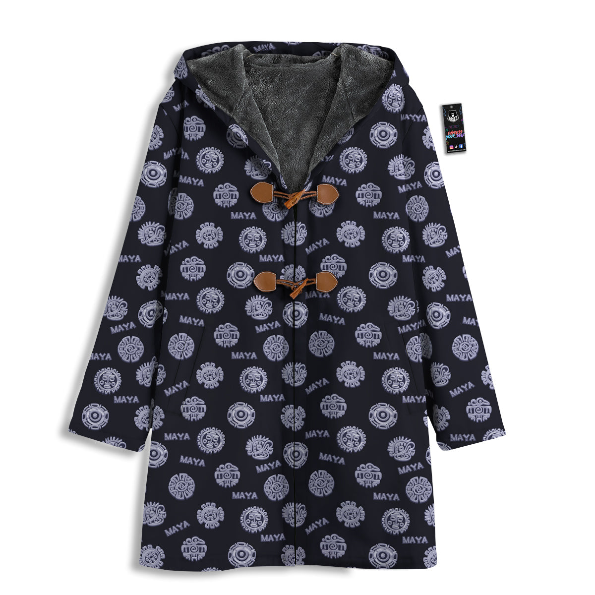 Calendar Aztec Maya Exotic Print Pattern Men's Windbreaker Jacket-grizzshop