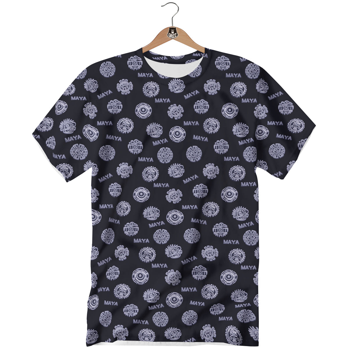 Calendar Aztec Maya Exotic Print Pattern T-Shirt-grizzshop