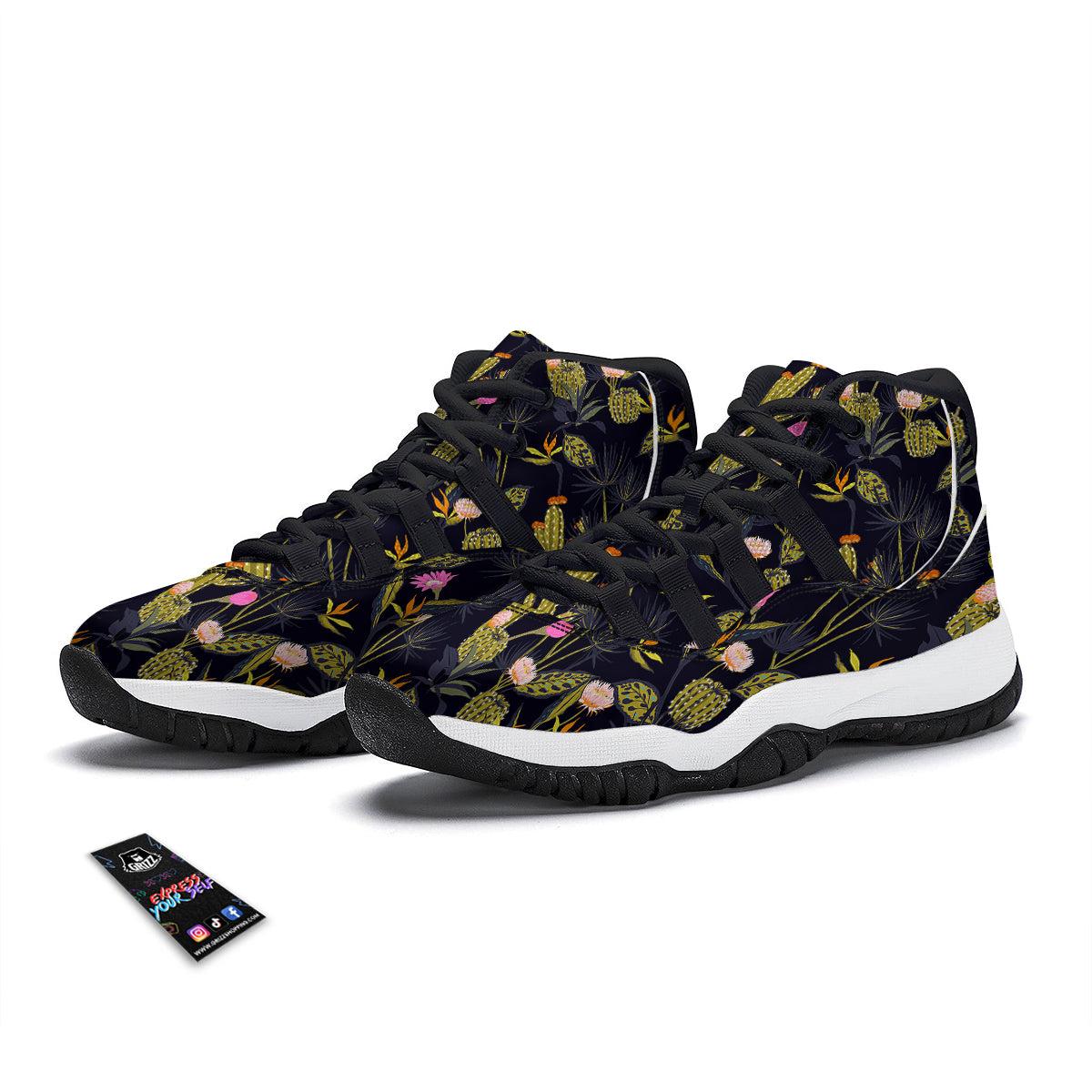 Calendar Aztec Vintage Print Pattern Black Bball Shoes-grizzshop
