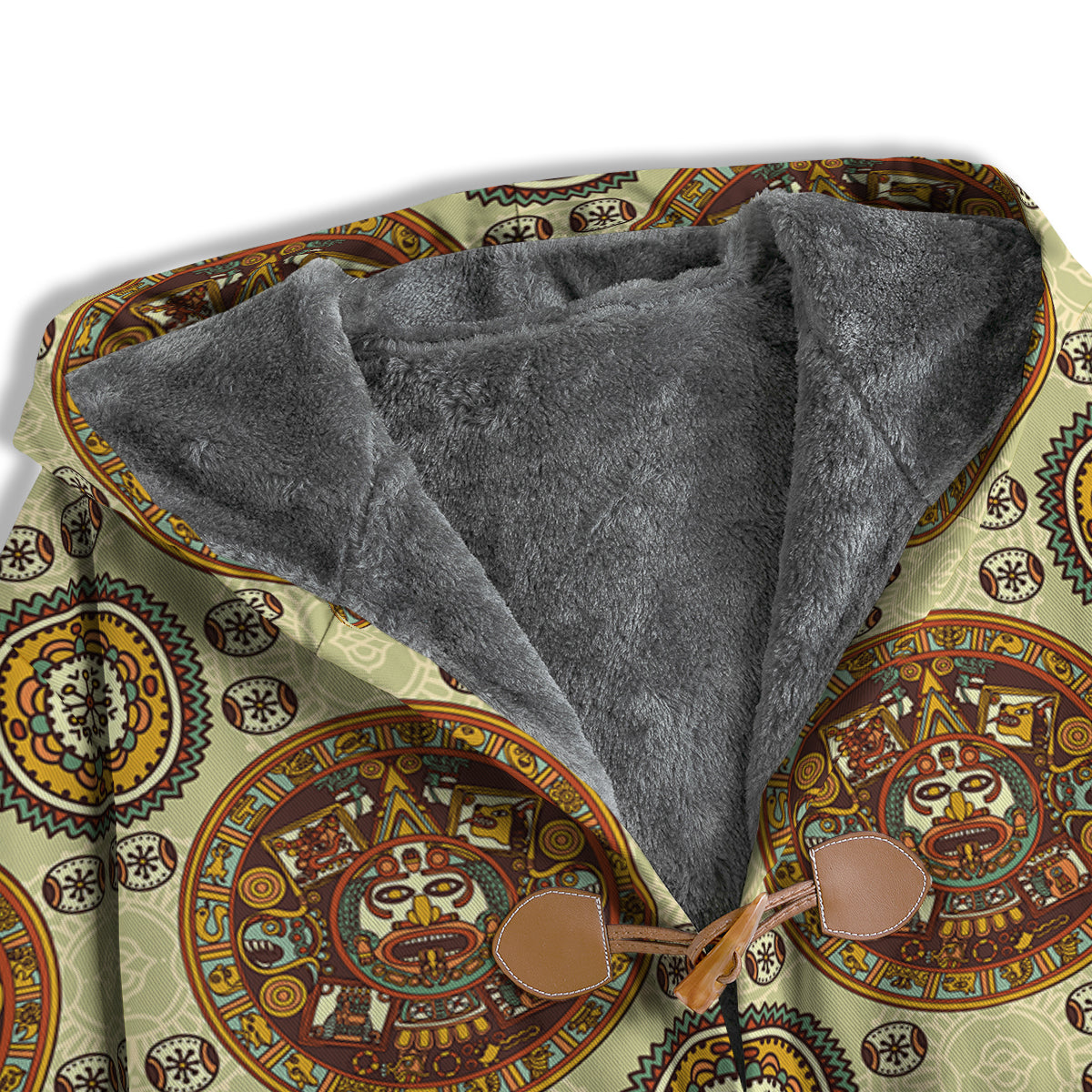 Calendar Aztec Vintage Print Pattern Men's Windbreaker Jacket-grizzshop