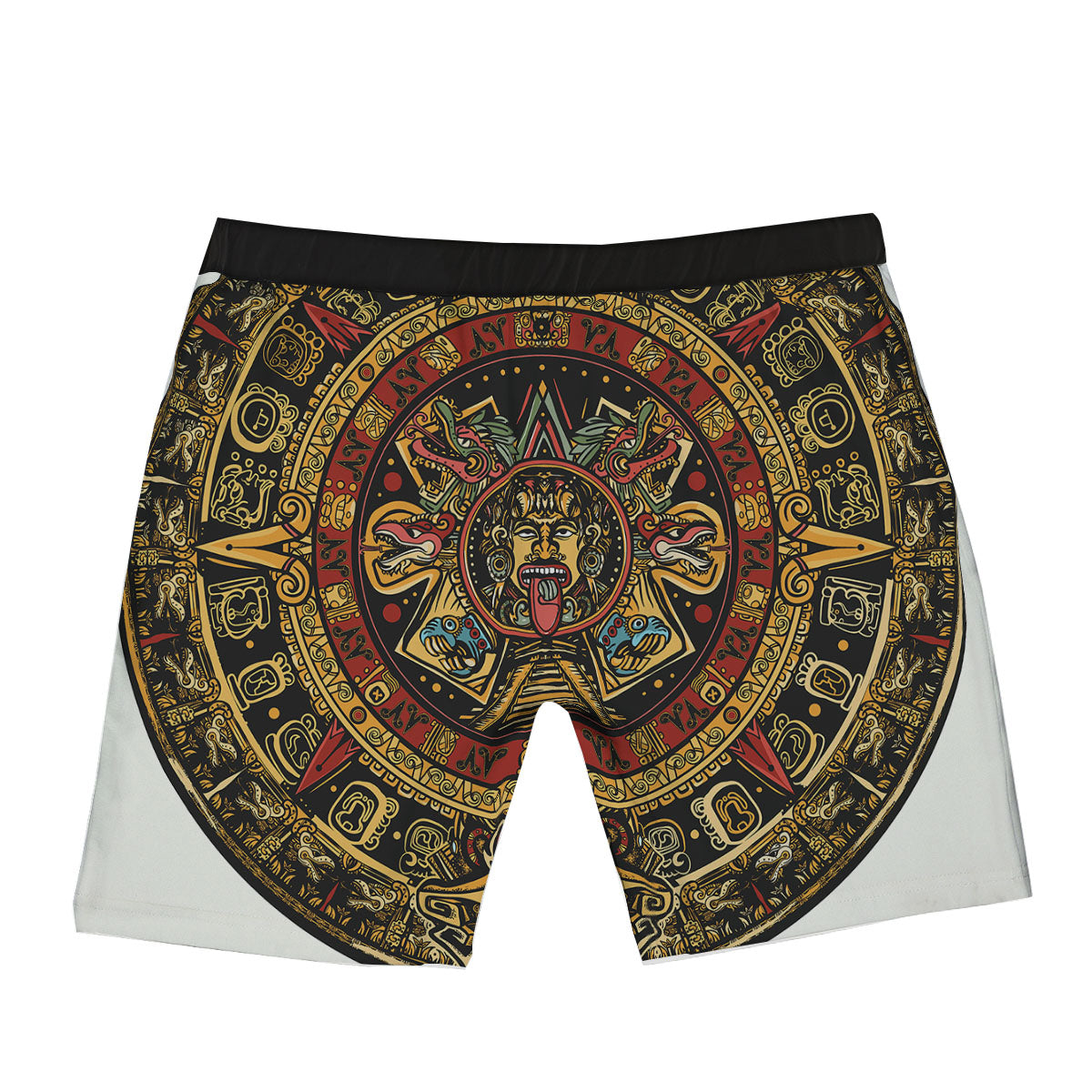 Calendar Mayan Print Boxer Briefs-grizzshop