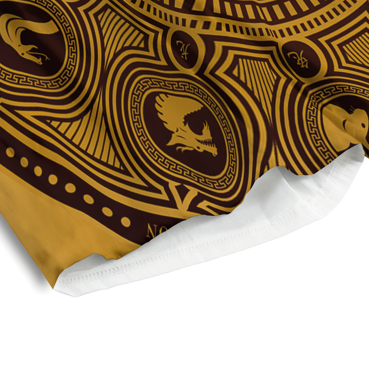 Calendar Signs Chinese Zodiac Print Men's Athletic Shorts