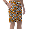 Camera Pattern Print Men's Shorts-grizzshop