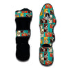 Camera Print Pattern Muay Thai Shin Guards-grizzshop