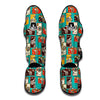 Camera Print Pattern Muay Thai Shin Guards-grizzshop